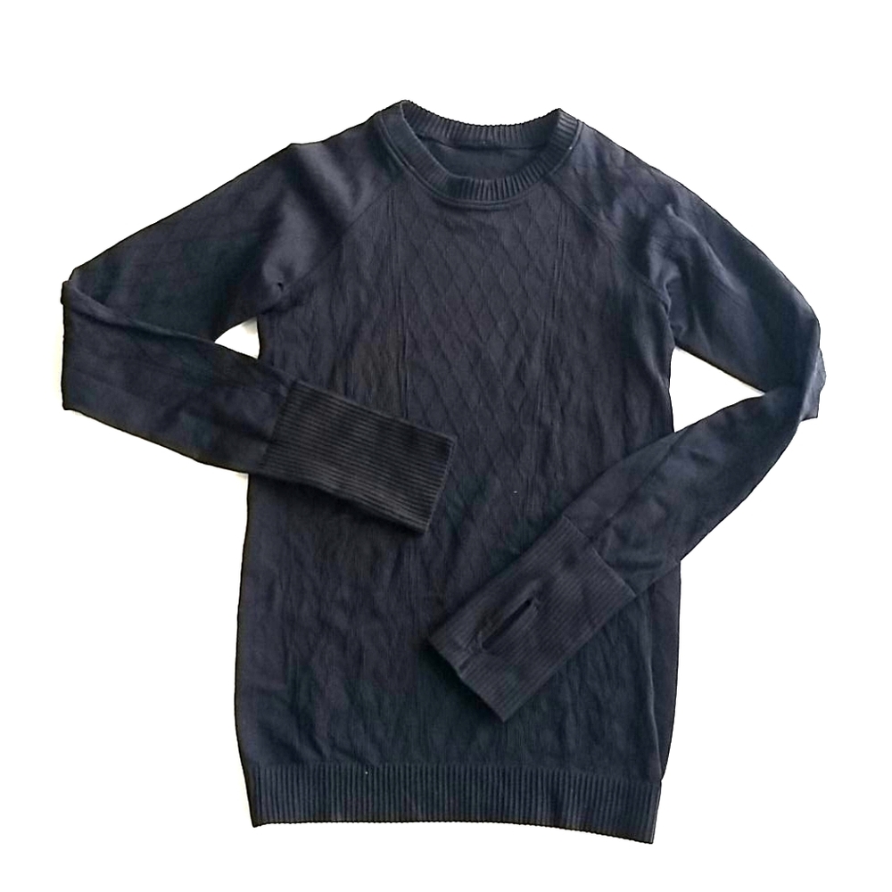Black Lululemon Long sleeves Shirt